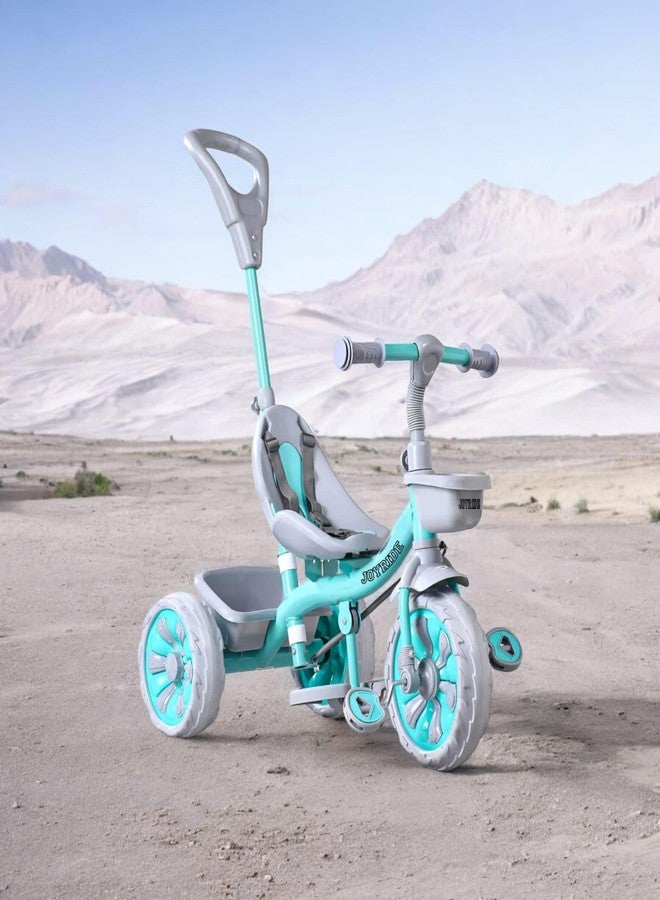 JoyRide Turbo Tots Trike Cycle for Kids Cycle 2-5 Years for Boy & Girl Bike with 3 EVA Wheels Storage Basket - with Parental Control (Blue) - Image 4